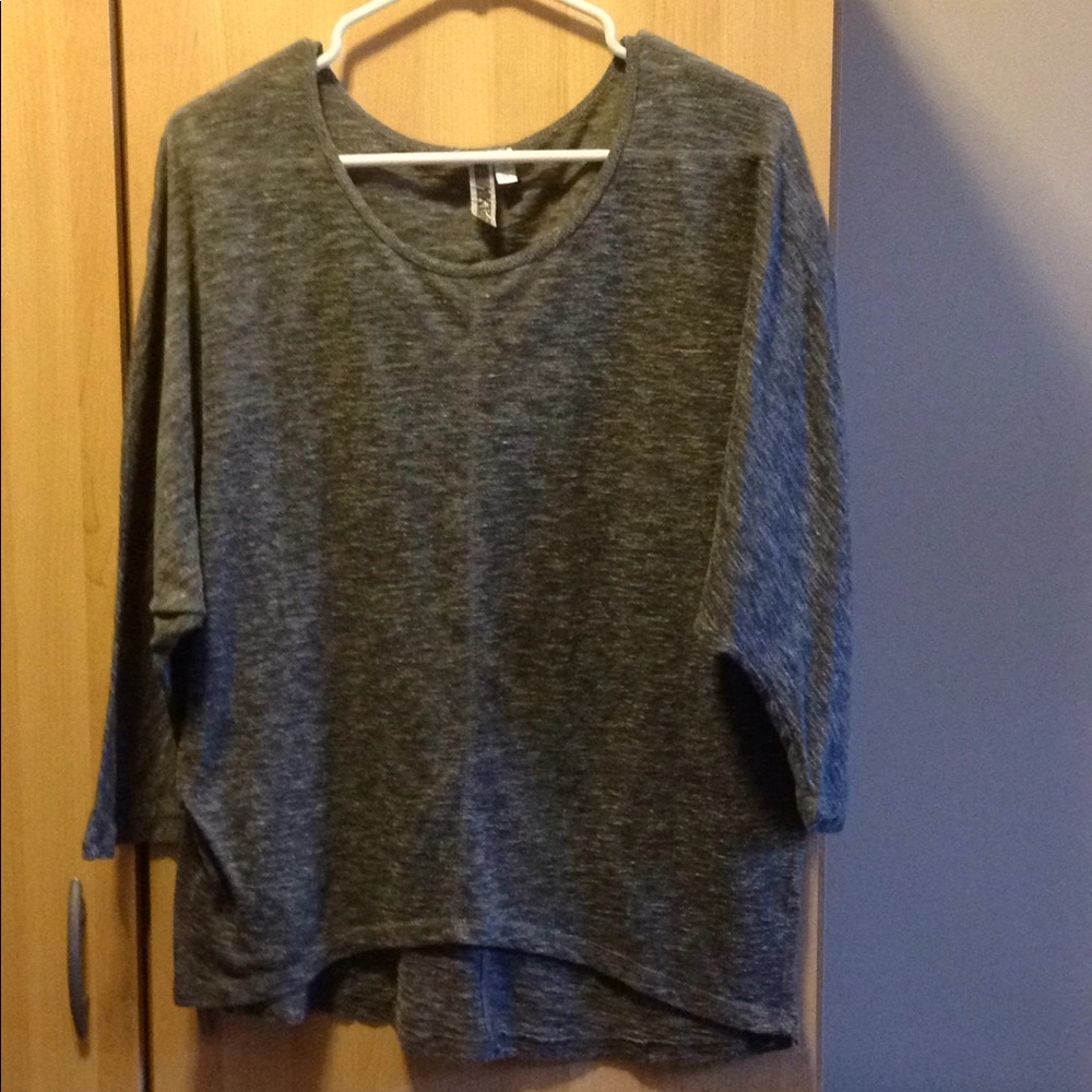 Gray shirt